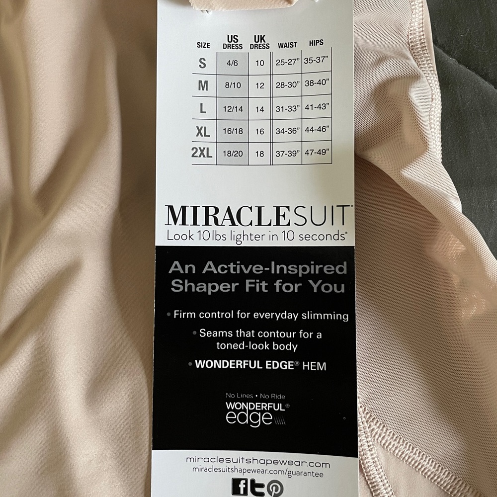 MIRACLE SUIT Camisole Shaper 2XL NWT - Picture 4 of 7